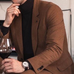 Scotch & Soda Tan Blazer Size Medium